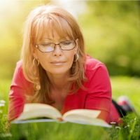 Woman reading