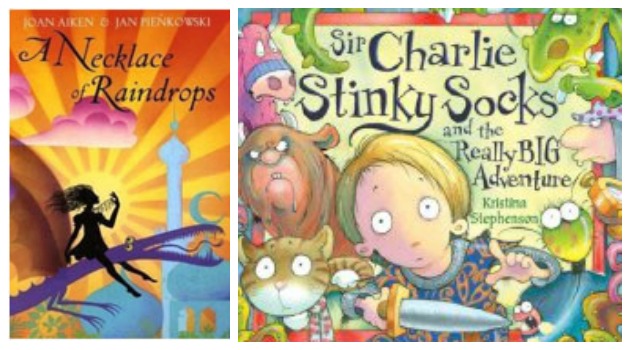 School books collage