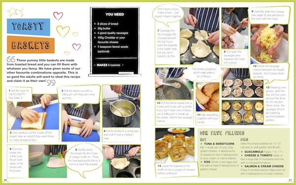 Toasty baskets recipe