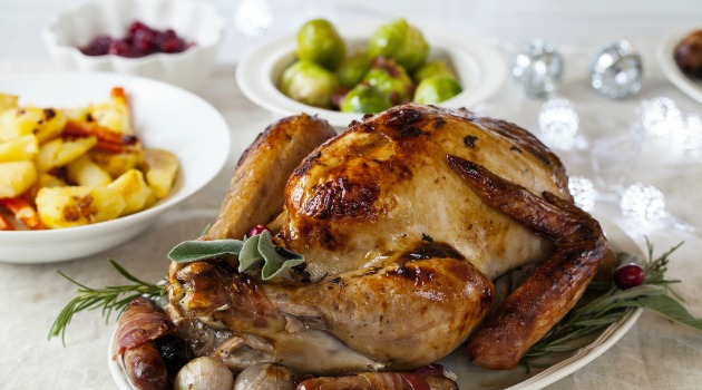 Christmas dinner preparation
