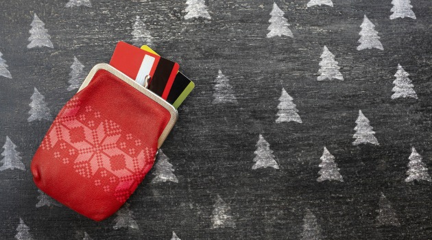 Christmas purse