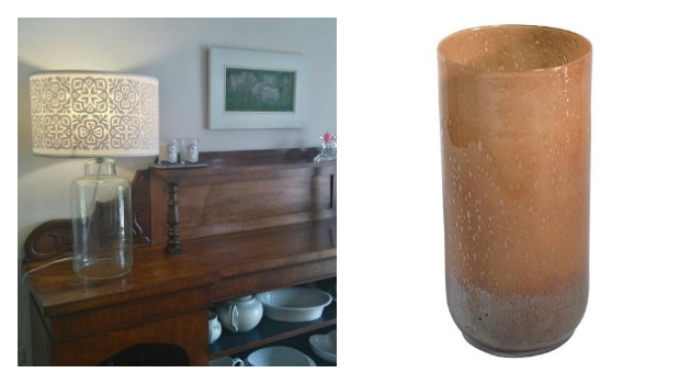Moroccan lamp and vase