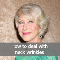Helen Mirren neck wrinkles - text