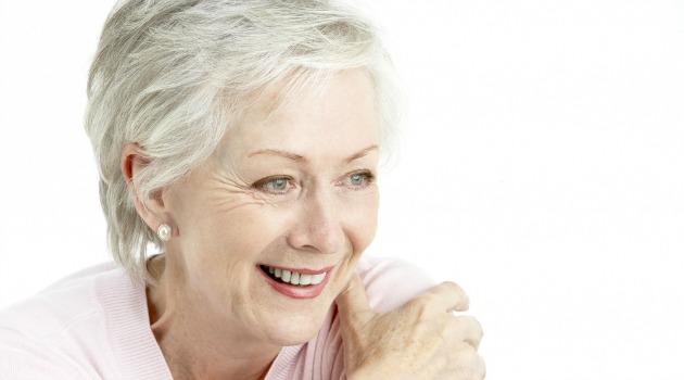 beautiful senior woman