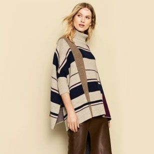 Ecru poncho