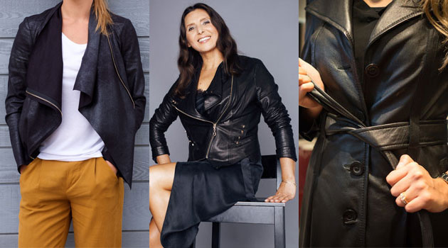 black leather jackets