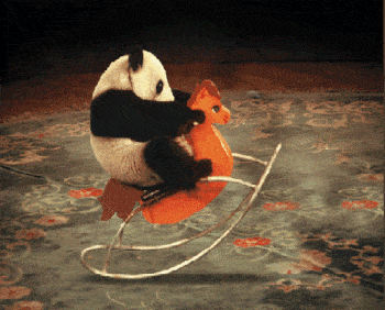 rocking panda