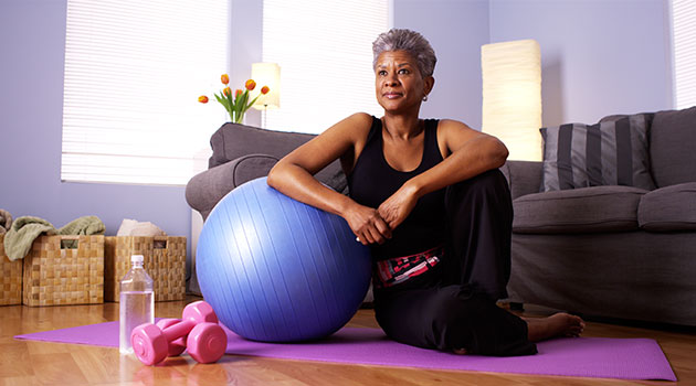 at home exercises self isolation