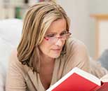 woman reading