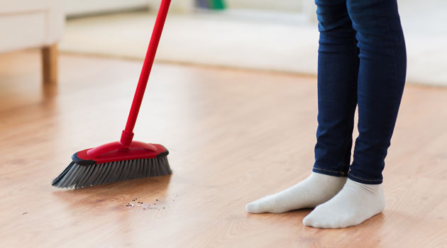sweeping
