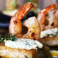 christmas canapes