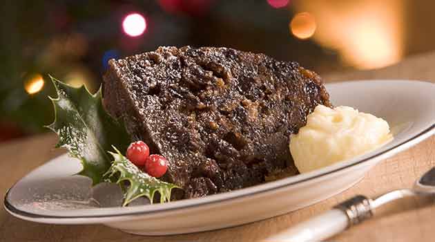 homemade christmas pudding
