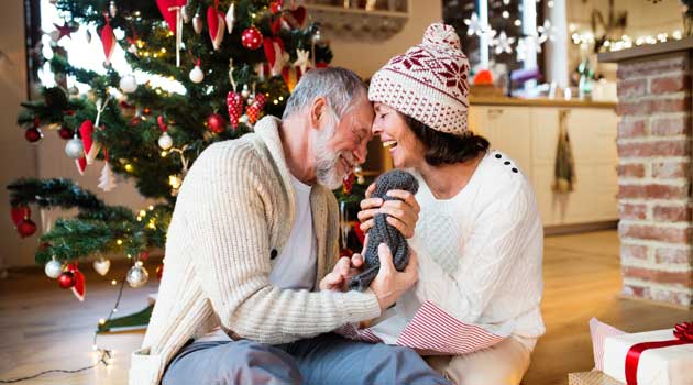 Christmas couple