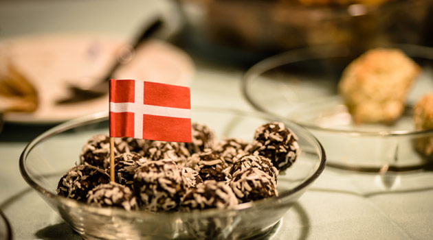 danish flag christmas food