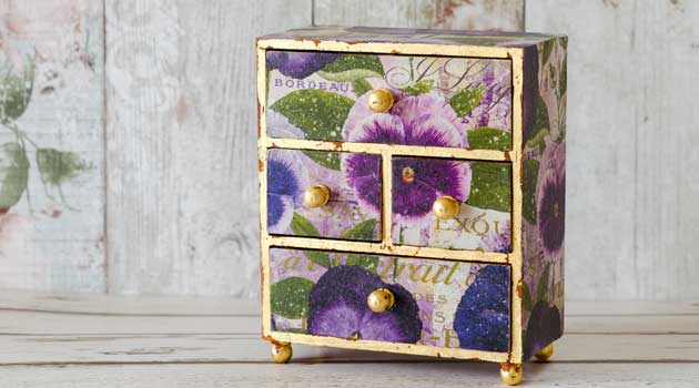 decoupage box gift