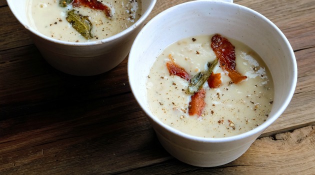 potato peel soup