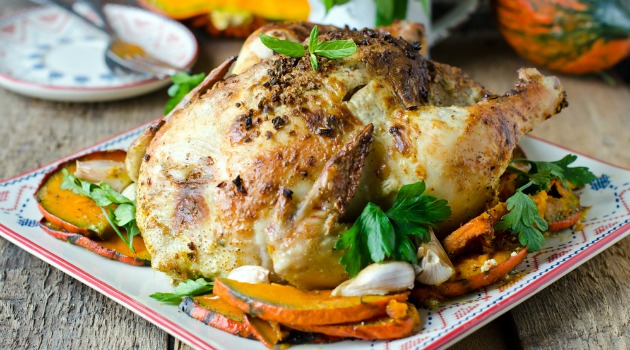 chicken and squash
