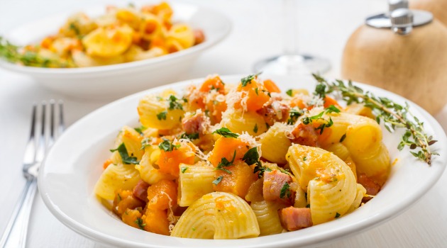 chilli squash pasta