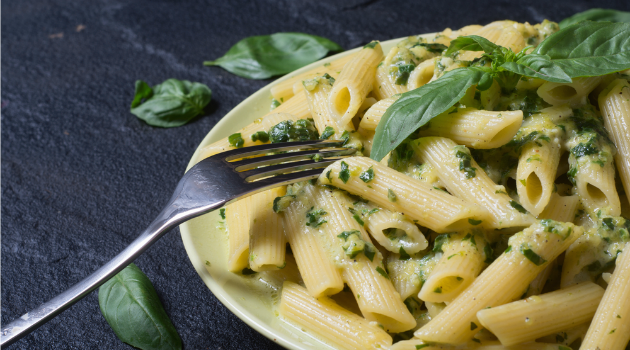 avocado spinach pasta