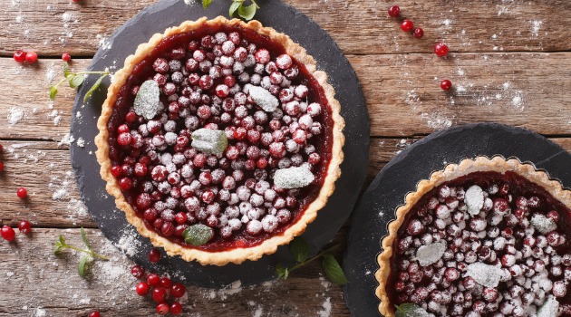 cranberry tart