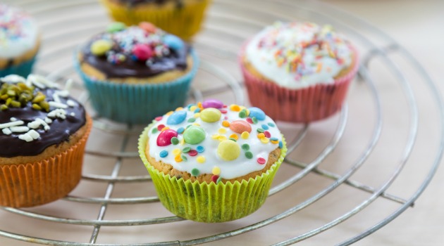 Fairy cakes for baking with kids