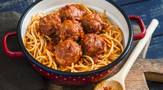 pasta meatballs