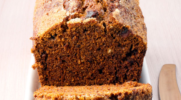 date and walnut tea loaf