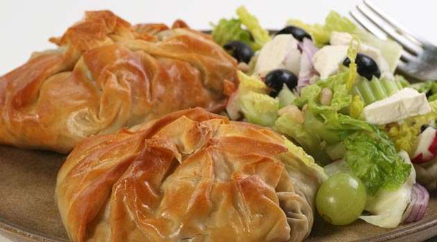 roasted vegetable parcels