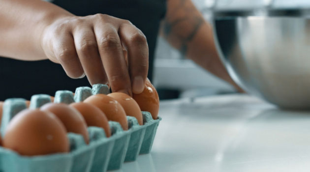 making a cake