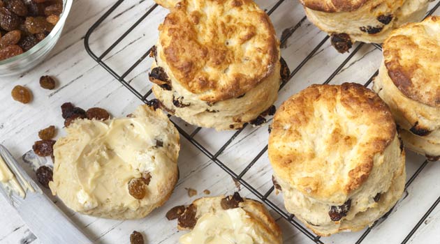 banana and sultana scones