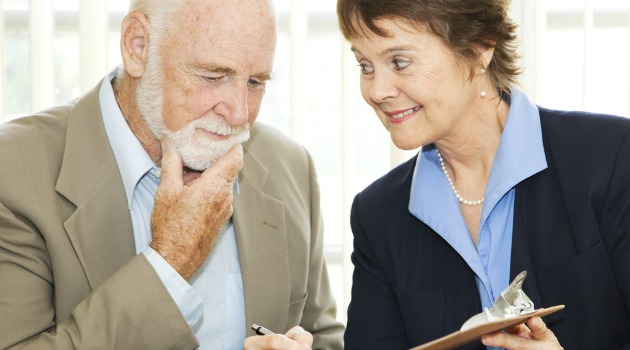 Pushy saleswoman