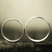 pair of wedding rings
