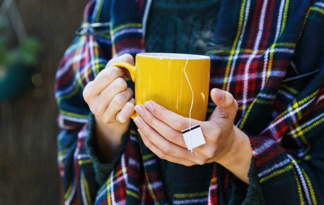 cup and scarf