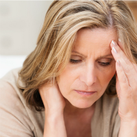 worried older woman