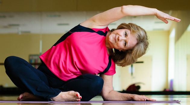 woman exercising