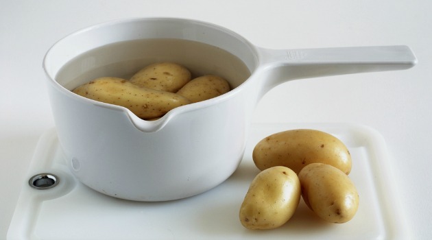 potatoes in water