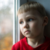 sad young boy