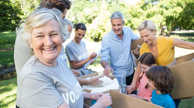 retired volunteering