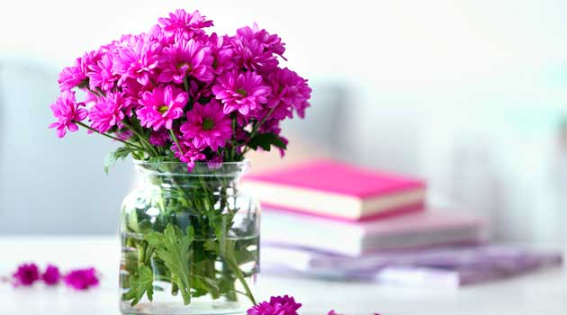flowers in a vase