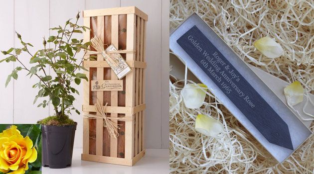 Golden wedding anniversary gift