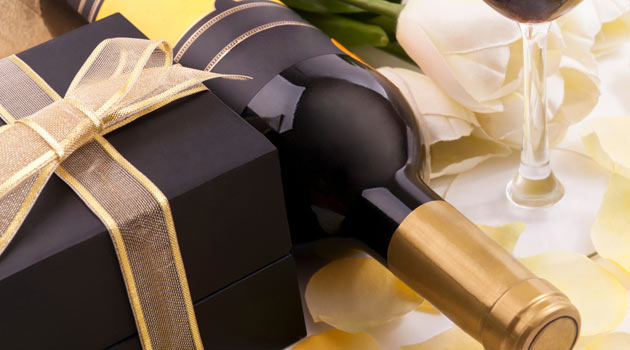bottle of wine gift