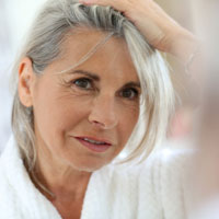 transition to grey hair