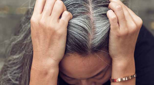what causes grey hair