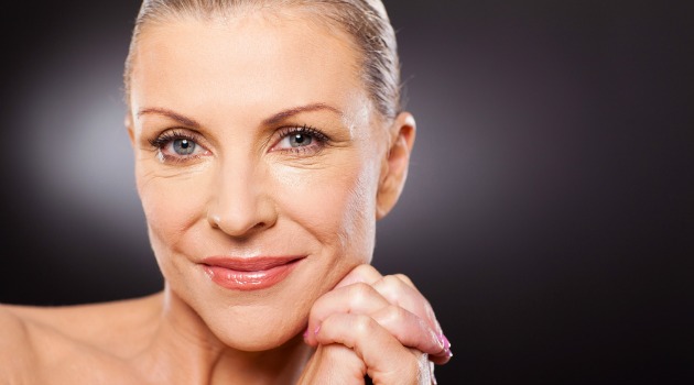 mature woman flawless makeup