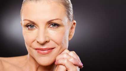 mature woman flawless makeup