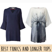 tunics and longer length tops