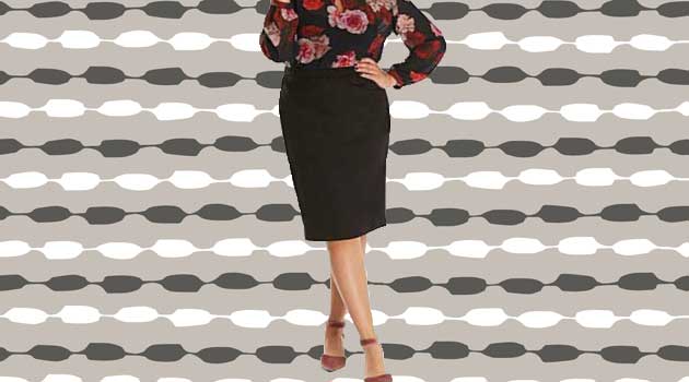 plus size pencil skirts