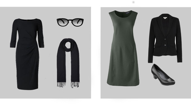 funeral dress outfits