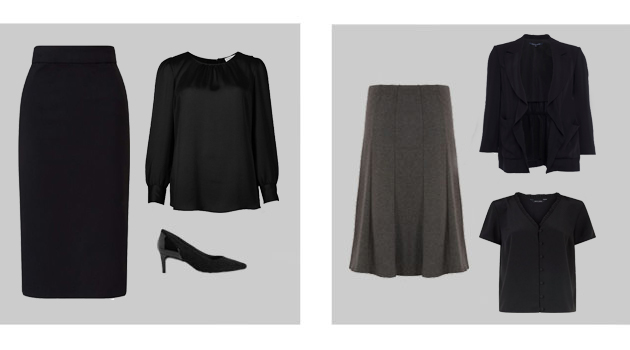 funeral skirt outfits