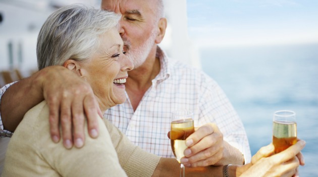 Couple on cruise